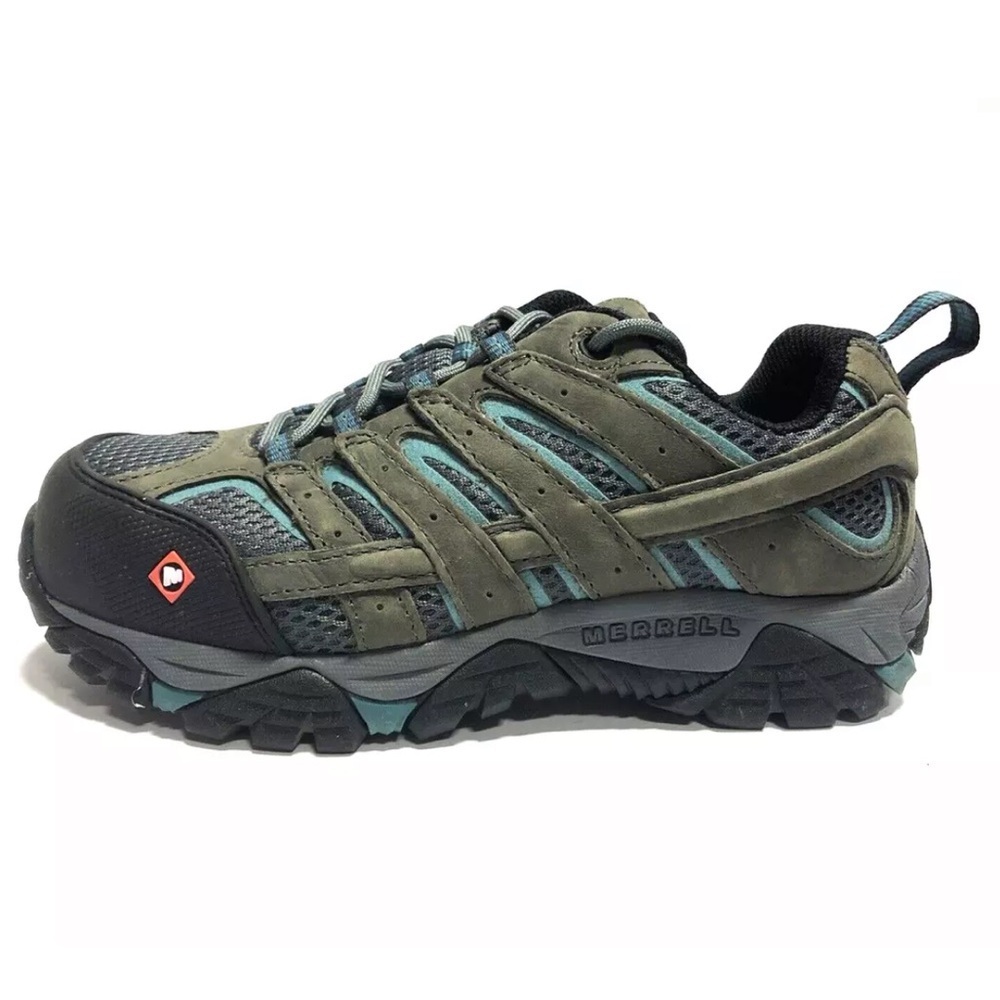 Merrell Women’s Moab Vertex Composite Toe Sneakers Pewter, Size 7M.